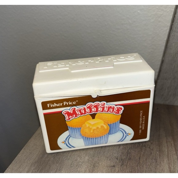 Other - Vintage Fisher Price Fun With Food Muffins Play Container Only 1989